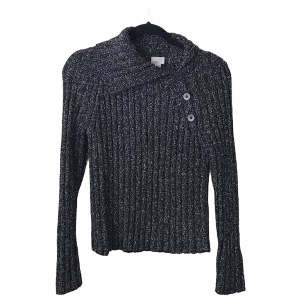 Caslon Multicolored Flecked Knit Sweater